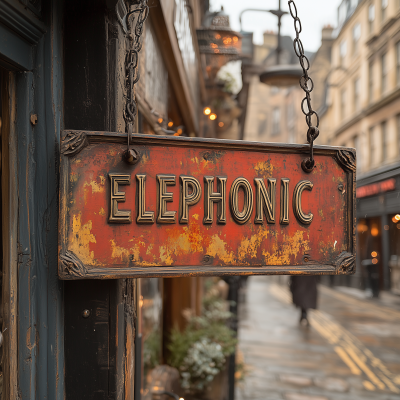 Olde England Wood Sign