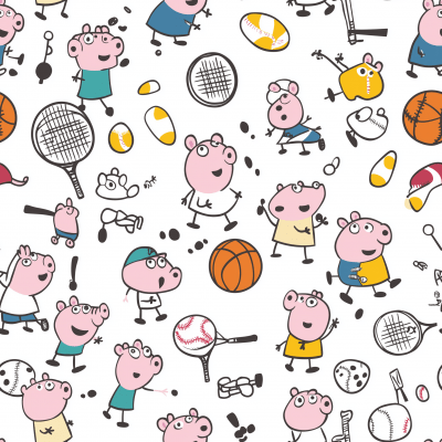 Peppa Pig Sports Print