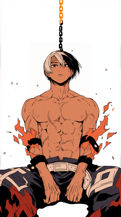Shoto Todoroki in Captivity