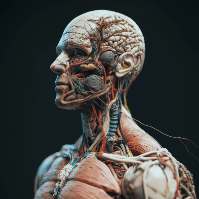 3D Human Body Diagram