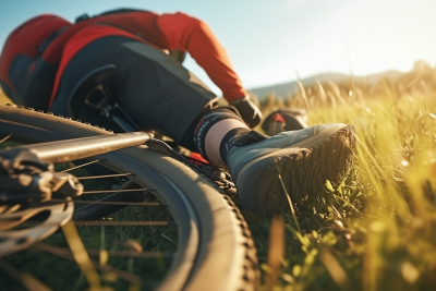 Cyclist After Accident