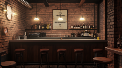 Bar Poster Mockup