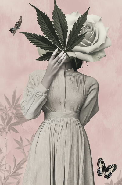 Flower Covered Woman