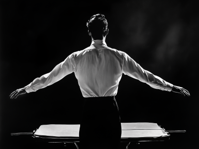 Man at Ironing Board