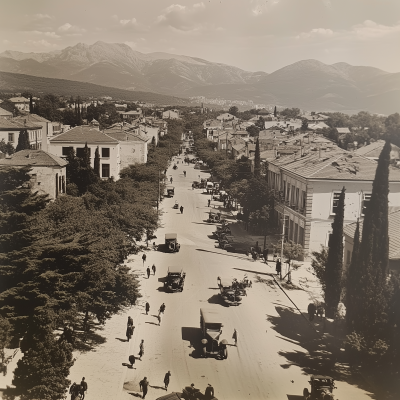 Vintage Podgorica in the 1930s