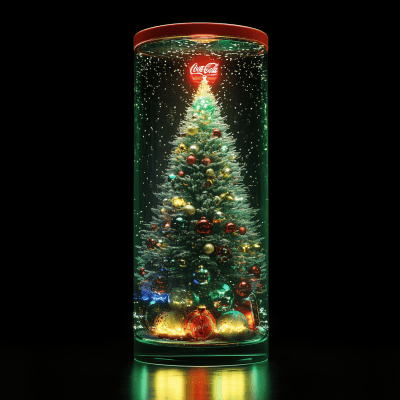 Translucent Christmas Cylinder