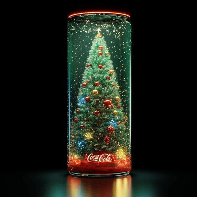 Translucent Christmas Cylinder