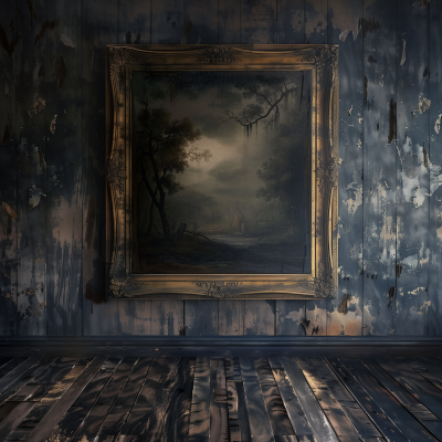 Haunted House Painting