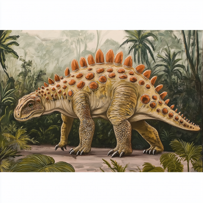 Ankylosaurus in the Jungle