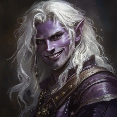 Drow Bard Portrait