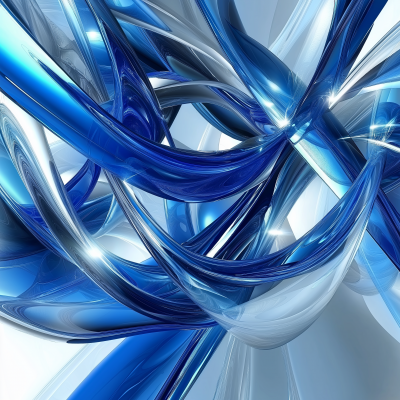 Blue Technology Abstract Background