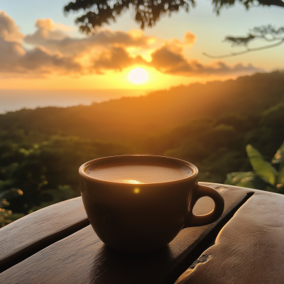 Coffee Sunrise in Costa Rica