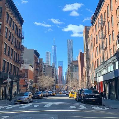 Sunny Day in Manhattan
