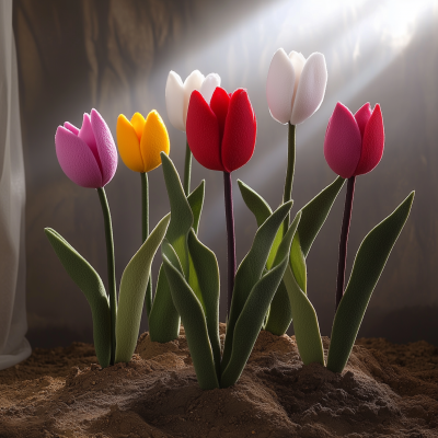 Colorful Classic Tulips