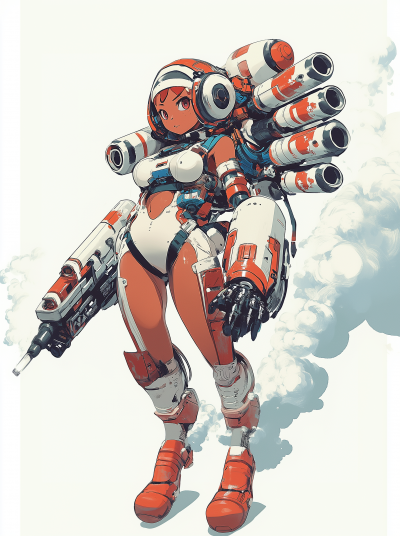 Gigantic Mecha Girl