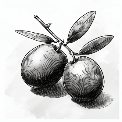 Olive Logo Sketch