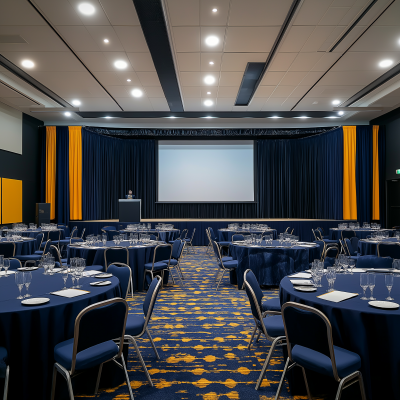 Conference Hall Stage Setup