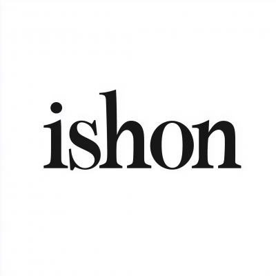 Custom Black Logo of Ishon