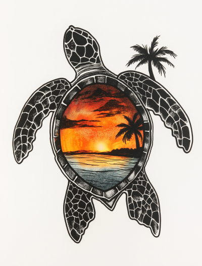 Turtle Tattoo Design