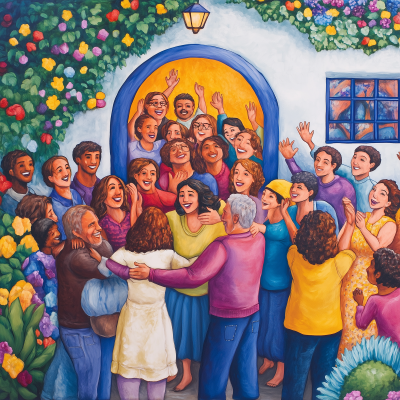 Welcoming Multicultural Mural