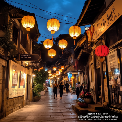 Nighttime in Dali Old Town