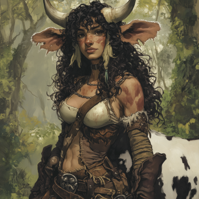 Firbolg Female Barbarian