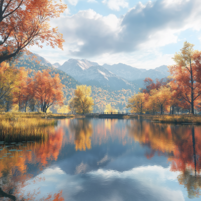 Serene Autumn Landscape