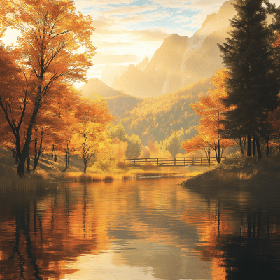 Serene Autumn Landscape