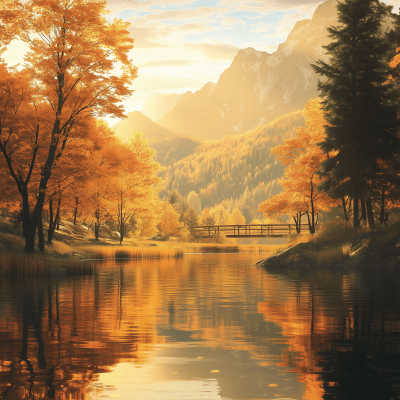 Serene Autumn Landscape