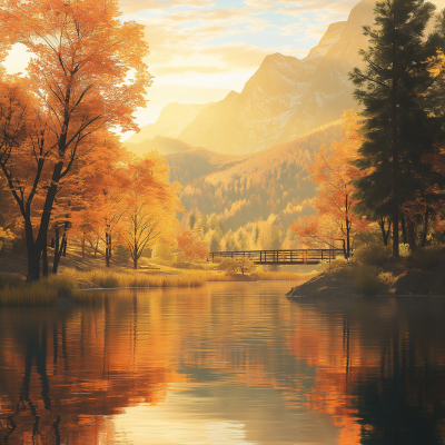 Serene Autumn Landscape