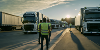 Three Truck Drivers