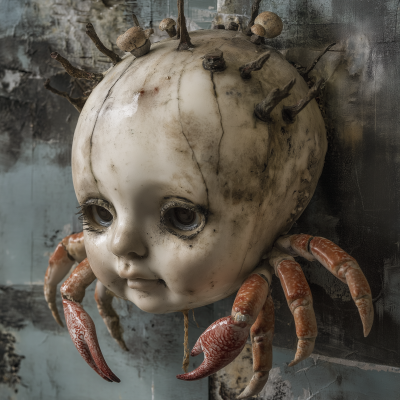 Creepy Doll Head