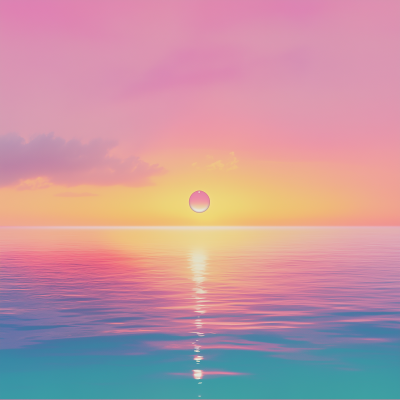 Saturated Sunset Gradient