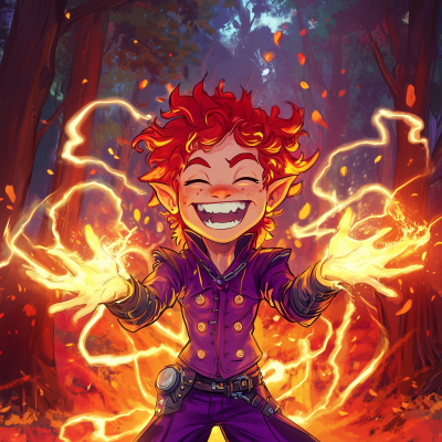 Elemental Halfling Warrior