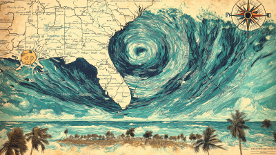 Hurricane Milton Postcard