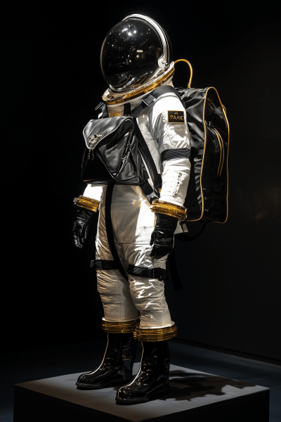 Prada Handbag Inspired Spacesuit