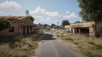 Hyperrealistic PUBG Landscape