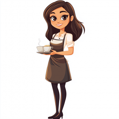 Cafe Barista Illustration