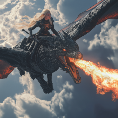 Wyvern in Flight