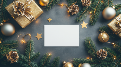 Christmas Card Mockup