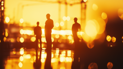 Construction Team Silhouette
