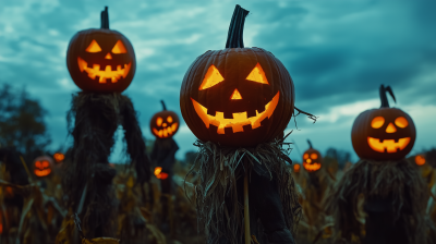 Halloween Field of Jack-o’-Lanterns