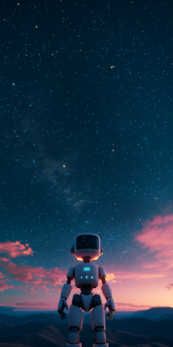 Robot Under the Stars