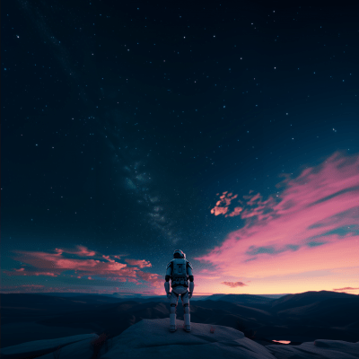 Robot Under the Stars