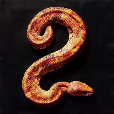 Red and Gold Snake Number 2