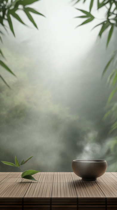 Minimal Foggy Kava Scene