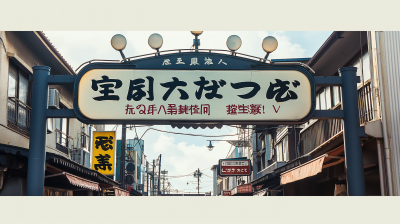 Shopping Street Signboard
