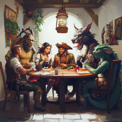 Fantasy Characters Meeting