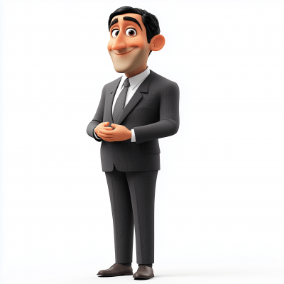 Male School Principal Character