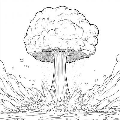 Cute Mushroom Cloud Explosion